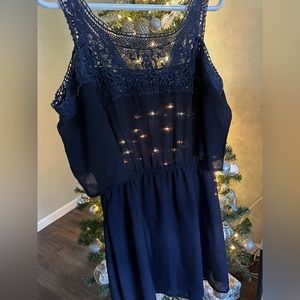Women Blue dress